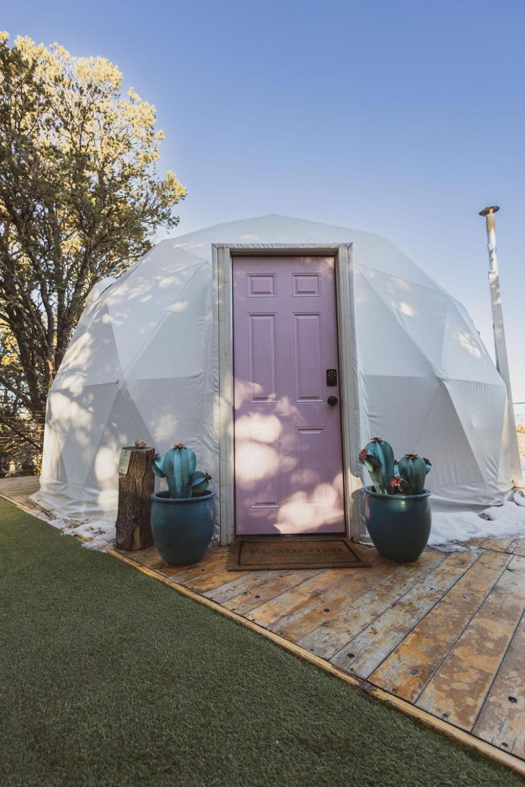 Zia Geo Dome At El Mistico Ranch, Glamping Villa Nogal Eksteriør billede