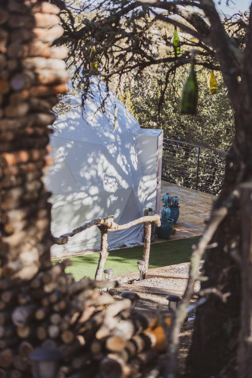 Zia Geo Dome At El Mistico Ranch, Glamping Villa Nogal Eksteriør billede